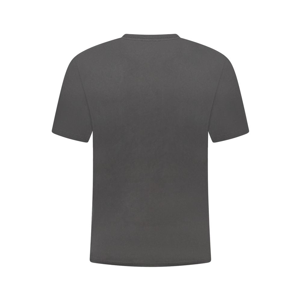 K-WAY Black Cotton Men T-Shirt K-WAY