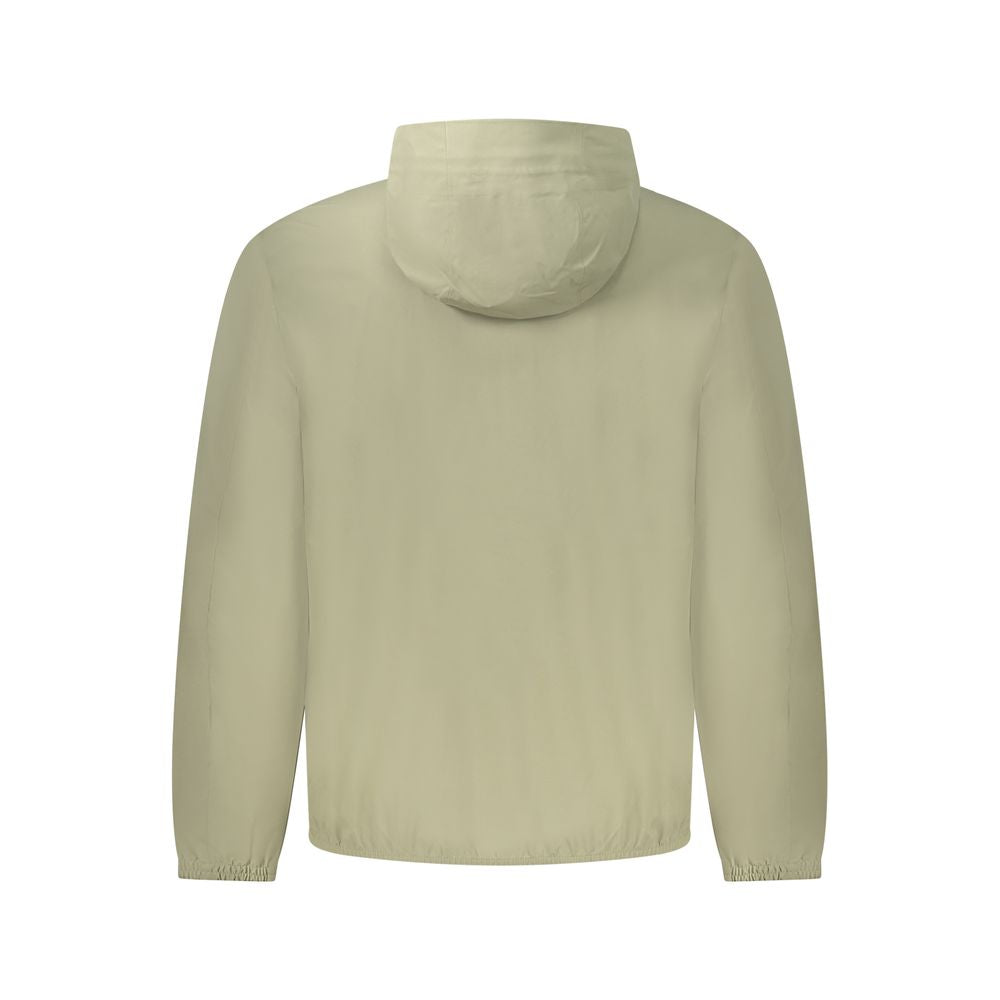 K-WAY Green Polyester Men Jacket K-WAY