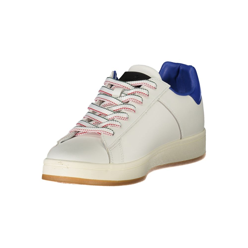 Esercito 1659 White Polyurethane Men Sneaker - Eljoys Fashion 