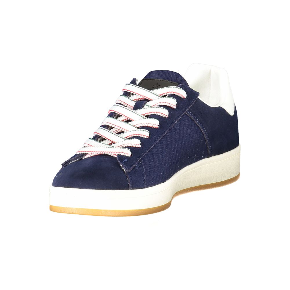 Esercito 1659 Blue Polyurethane Men Sneaker - Eljoys Fashion 