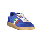 Esercito 1659 Blu Polyurethane Men Sneaker - Eljoys Fashion 