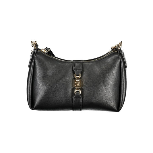 Tommy Hilfiger Black Polyester Handbag Tommy Hilfiger