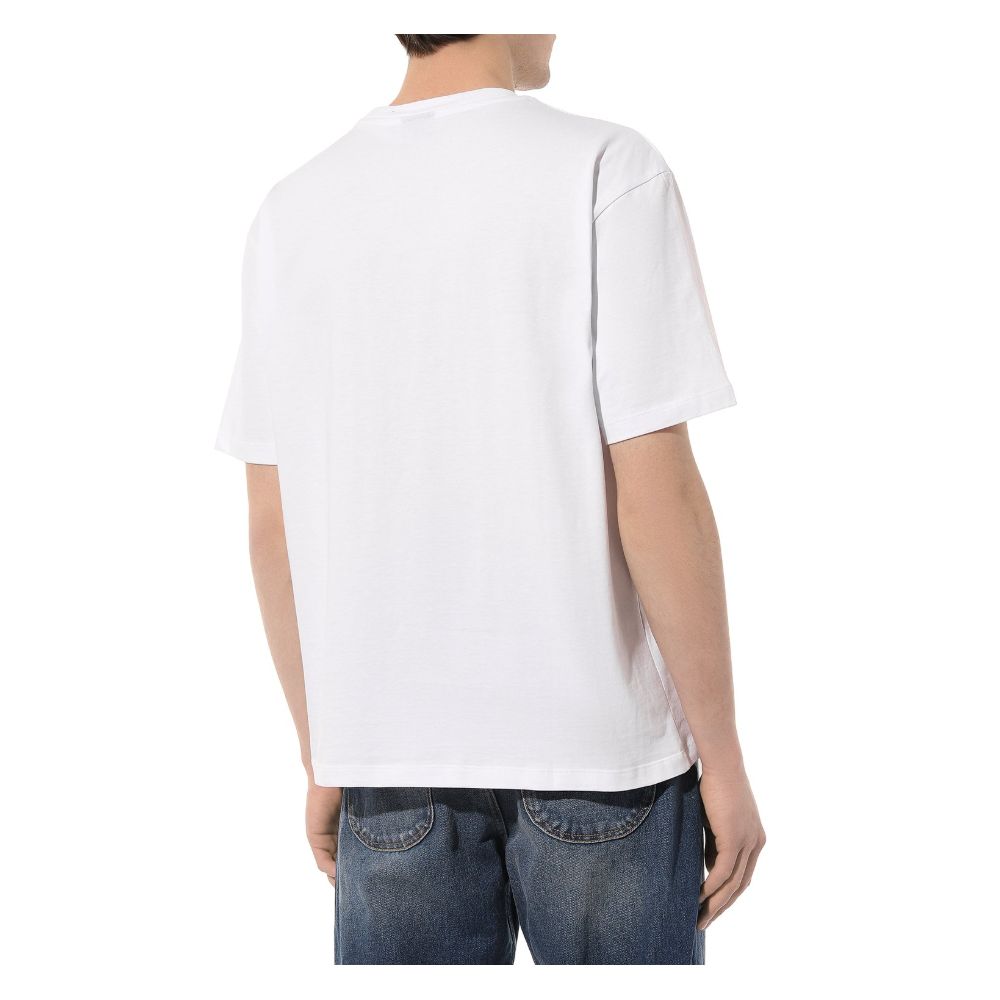 Comme Des Fuckdown White Cotton T-Shirt Comme Des Fuckdown