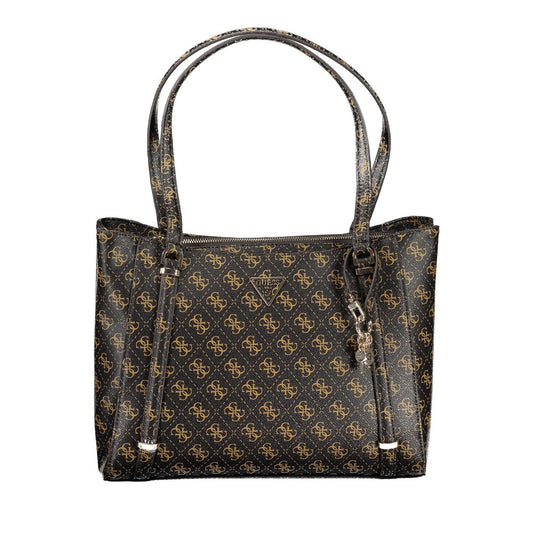 Guess Jeans Brown Polyethylene Handbag Guess Jeans