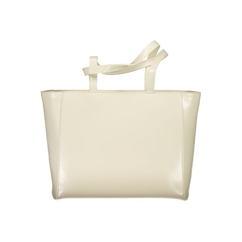 Mario Valentino Beige Polyethylene Handbag Mario Valentino