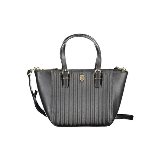 Tommy Hilfiger Black Polyethylene Handbag Tommy Hilfiger