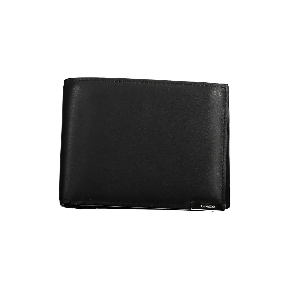 Calvin Klein Black Leather Wallet Calvin Klein