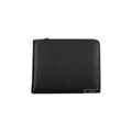 Calvin Klein Nero Poliuretano men's wallet with sleek black design and multiple card slots, made from durable polyurethane material.