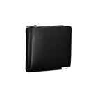 Calvin Klein Nero Poliuretano men's wallet with sleek black design and multiple card slots, made from durable polyurethane material.