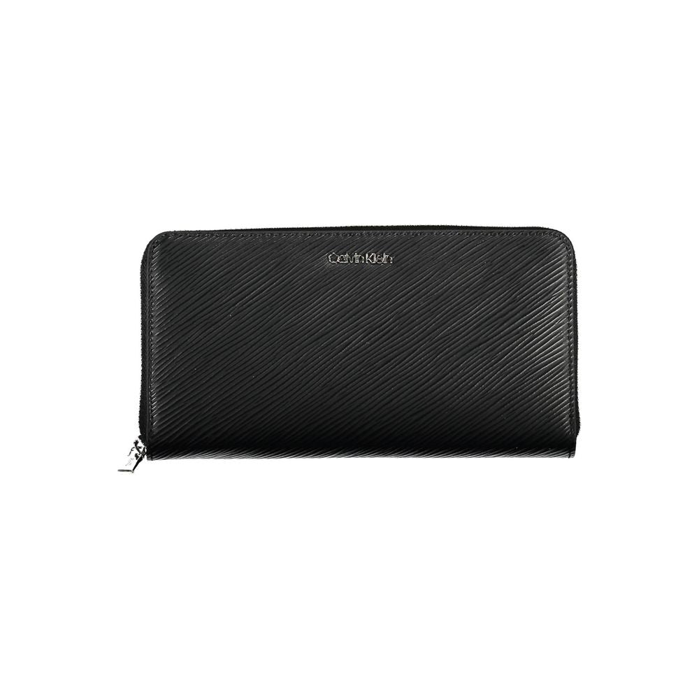 Calvin Klein Black Polyurethane Women Wallet Calvin Klein