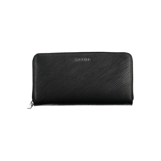 Calvin Klein Black Polyurethane Women Wallet Calvin Klein