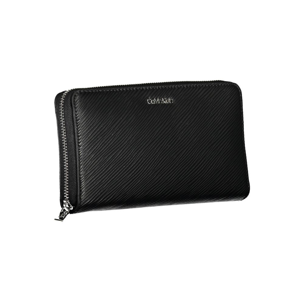 Calvin Klein Black Polyurethane Women Wallet Calvin Klein