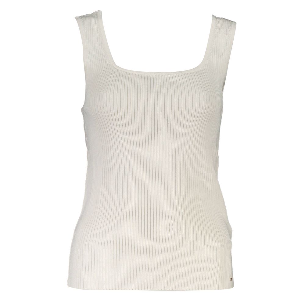 Tommy Hilfiger Bianco Modal Women Tank Top Tommy Hilfiger