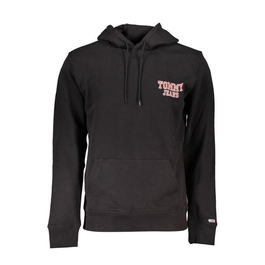Tommy Hilfiger Black Cotton Sweater Tommy Hilfiger