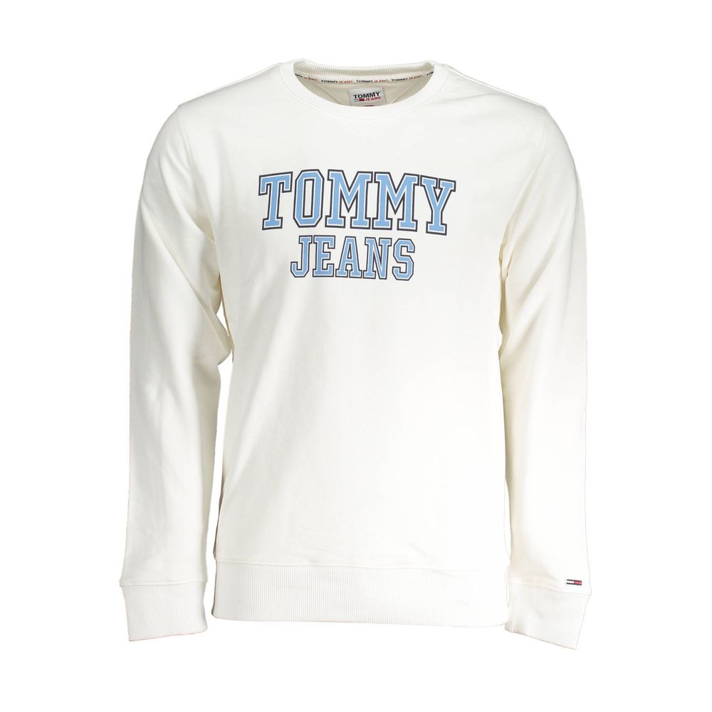 Tommy Hilfiger White Cotton Sweater Tommy Hilfiger