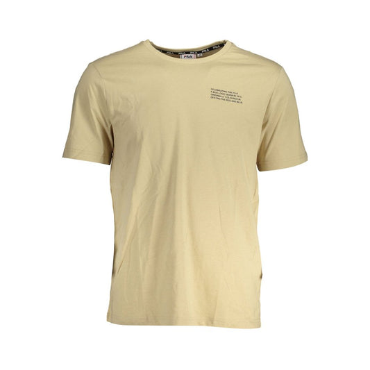 Fila Beige Cotton T-Shirt Fila