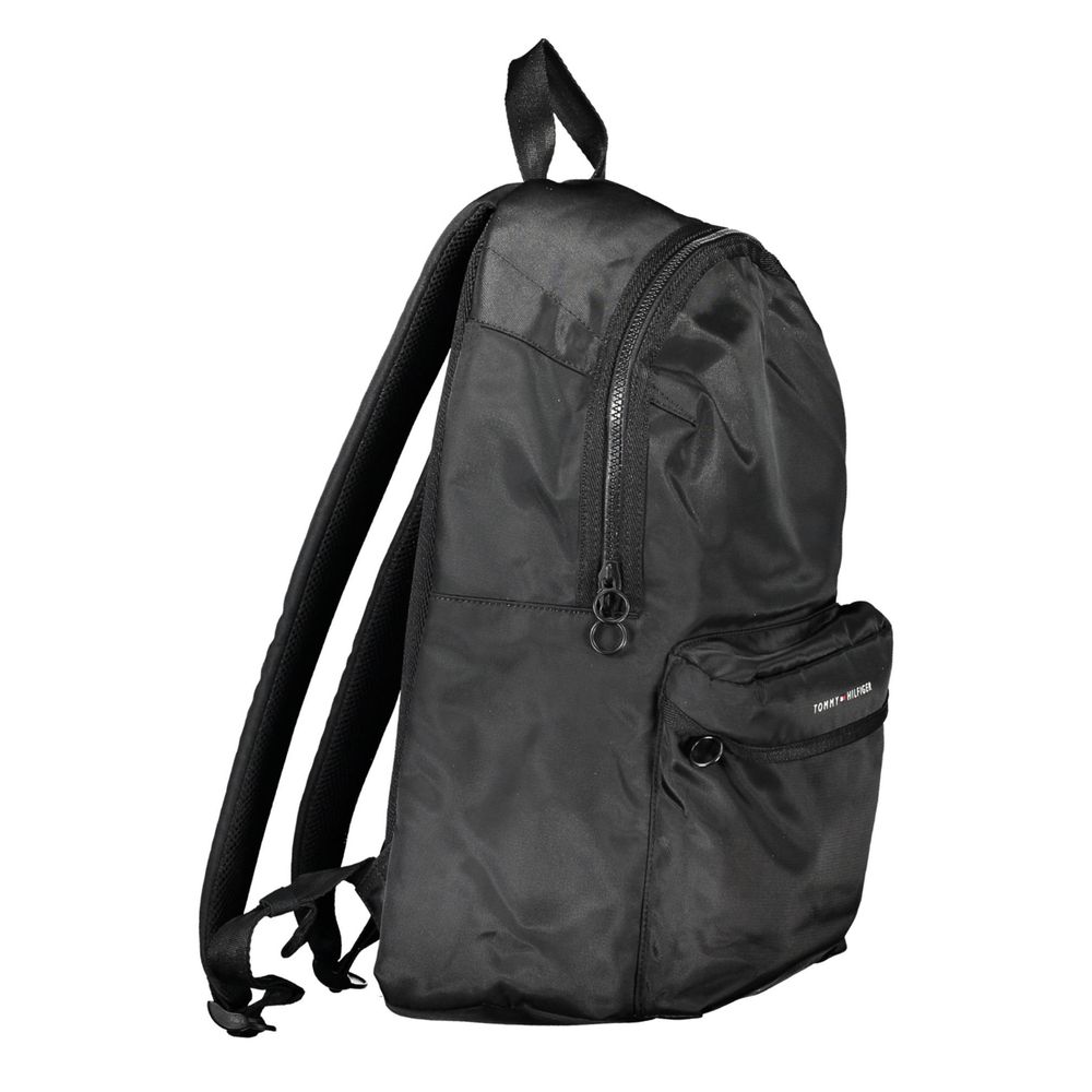 Tommy Hilfiger Black Polyester Backpack Tommy Hilfiger