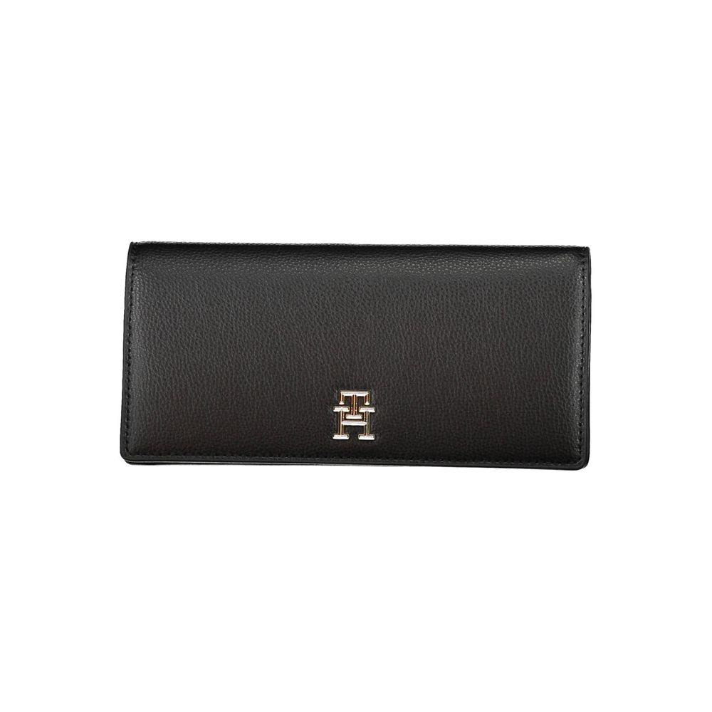 Tommy Hilfiger Black Polyethylene Wallet Tommy Hilfiger