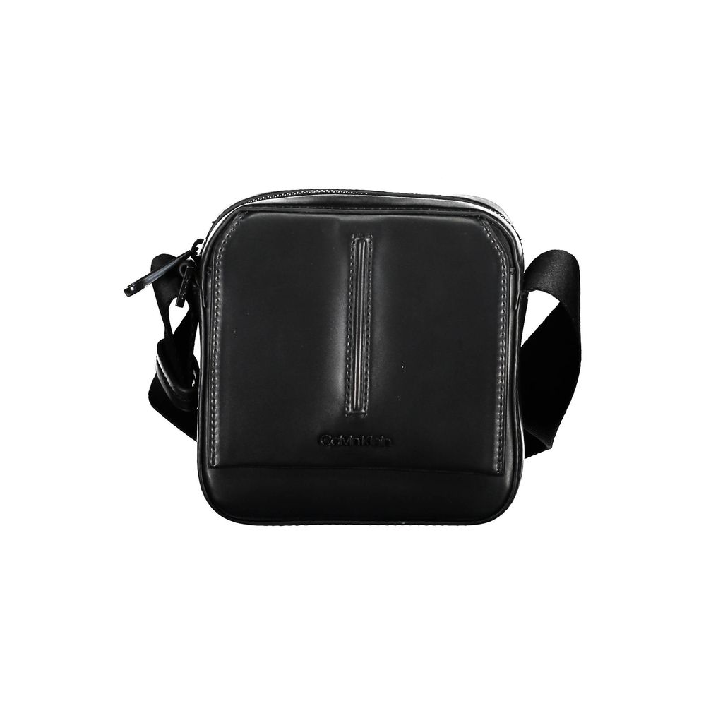 Calvin Klein Black Polyester Men's Shoulder Bag