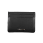 Calvin Klein black leather men's wallet with multiple card slots and a sleek, minimalist design.