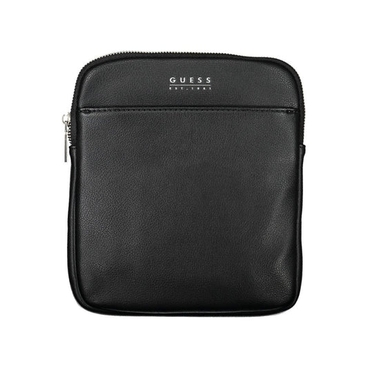 Guess Jeans Black Polyethylene Shoulder Bag Guess Jeans