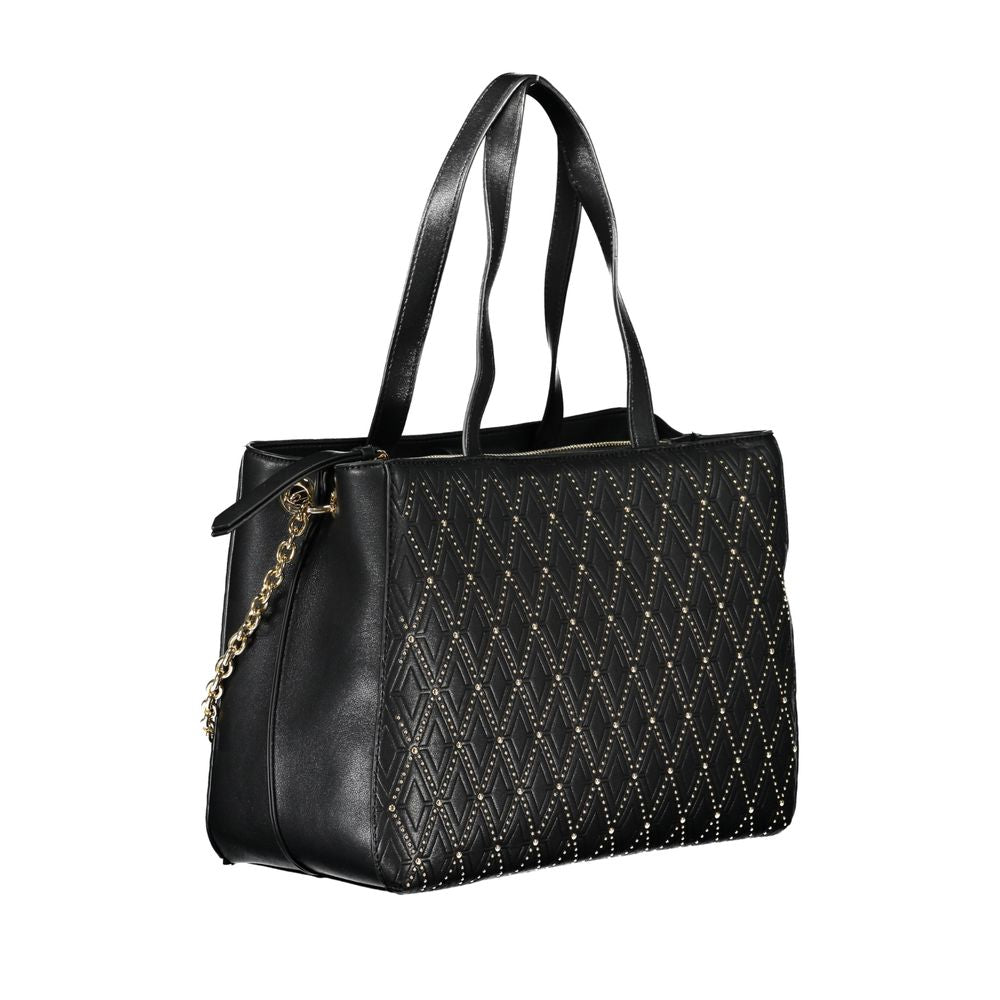 Mario Valentino Black Polyethylene Handbag Mario Valentino