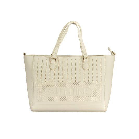 Mario Valentino White Polyethylene Handbag Mario Valentino