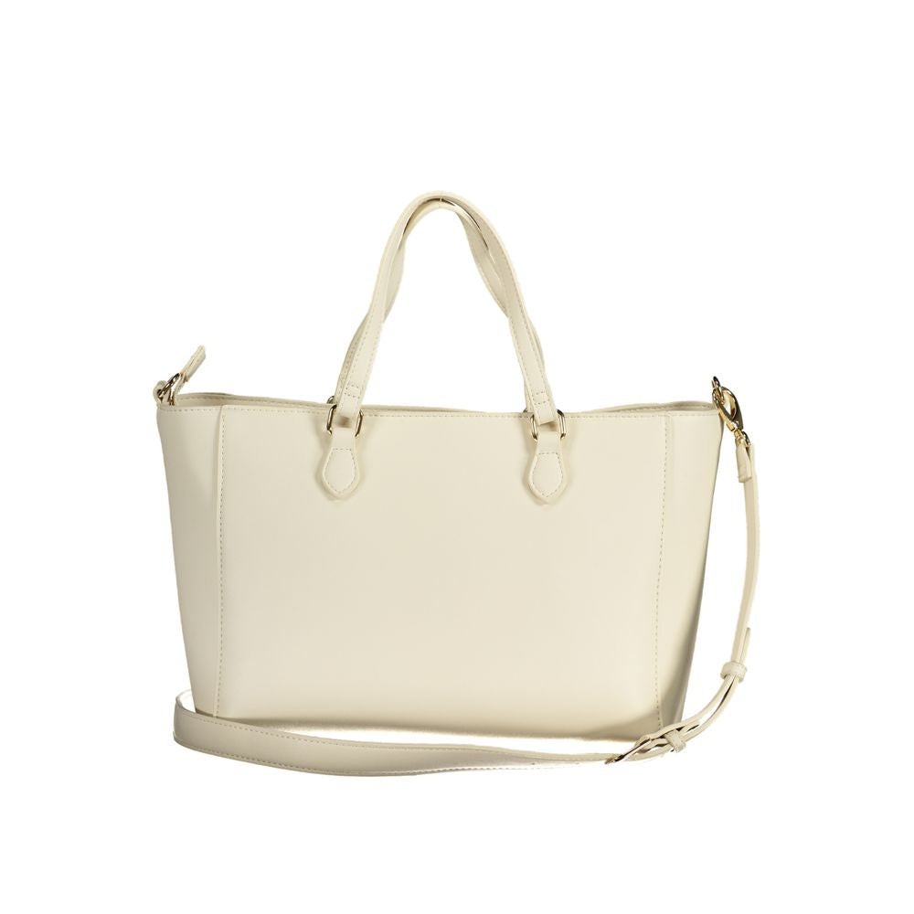 Mario Valentino White Polyethylene Handbag Mario Valentino