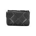 Calvin Klein black polyester women's shoulder bag with sleek design and adjustable strap, suitable for everyday use.