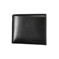 Black Calvin Klein men's shoulder bag made of polyester, featuring a sleek design with adjustable strap and subtle branding.