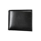 Black Calvin Klein men's shoulder bag made of polyester, featuring a sleek design with adjustable strap and subtle branding.