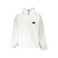 Calvin Klein Bianco cotton male sweatshirt featuring a classic crewneck design and minimalist style.