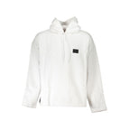 Calvin Klein Bianco cotton male sweatshirt featuring a classic crewneck design and minimalist style.