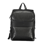 Calvin Klein Nero polyester men's backpack with adjustable straps and multiple compartments, stylish and functional for everyday use.