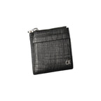 Calvin Klein Nero leather men's cardholder with multiple card slots and sleek design.