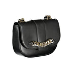 Tommy Hilfiger Nero polyurethane women's handbag with sleek design and top handle, featuring subtle branding details.