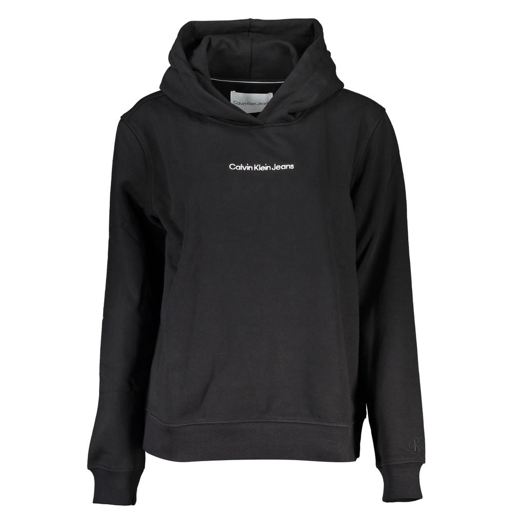 Calvin Klein Black Cotton Sweatshirt Calvin Klein