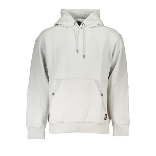 Hugo Boss Gray Cotton Sweater Hugo Boss