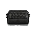 Calvin Klein black polyester women's shoulder bag with sleek design and adjustable strap, perfect for everyday use.