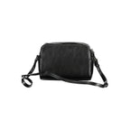 Calvin Klein black polyester women's shoulder bag with sleek design and adjustable strap, ideal for everyday use.