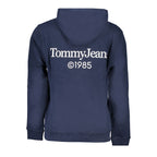 Blue cotton men's sweatshirt by Tommy Hilfiger, featuring a classic crewneck design and brand logo on the chest.