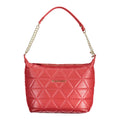 Mario Valentino Rosso polyurethane women's bag with sleek design and shoulder strap, showcasing stylish and functional fashion accessories.