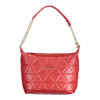 Mario Valentino Rosso polyurethane women's bag with sleek design and shoulder strap, showcasing stylish and functional fashion accessories.