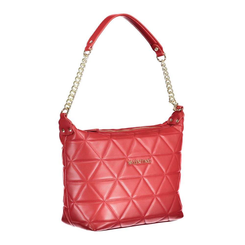 Mario Valentino Rosso women's polyurethane bag with sleek design and structured shape, perfect for everyday style.