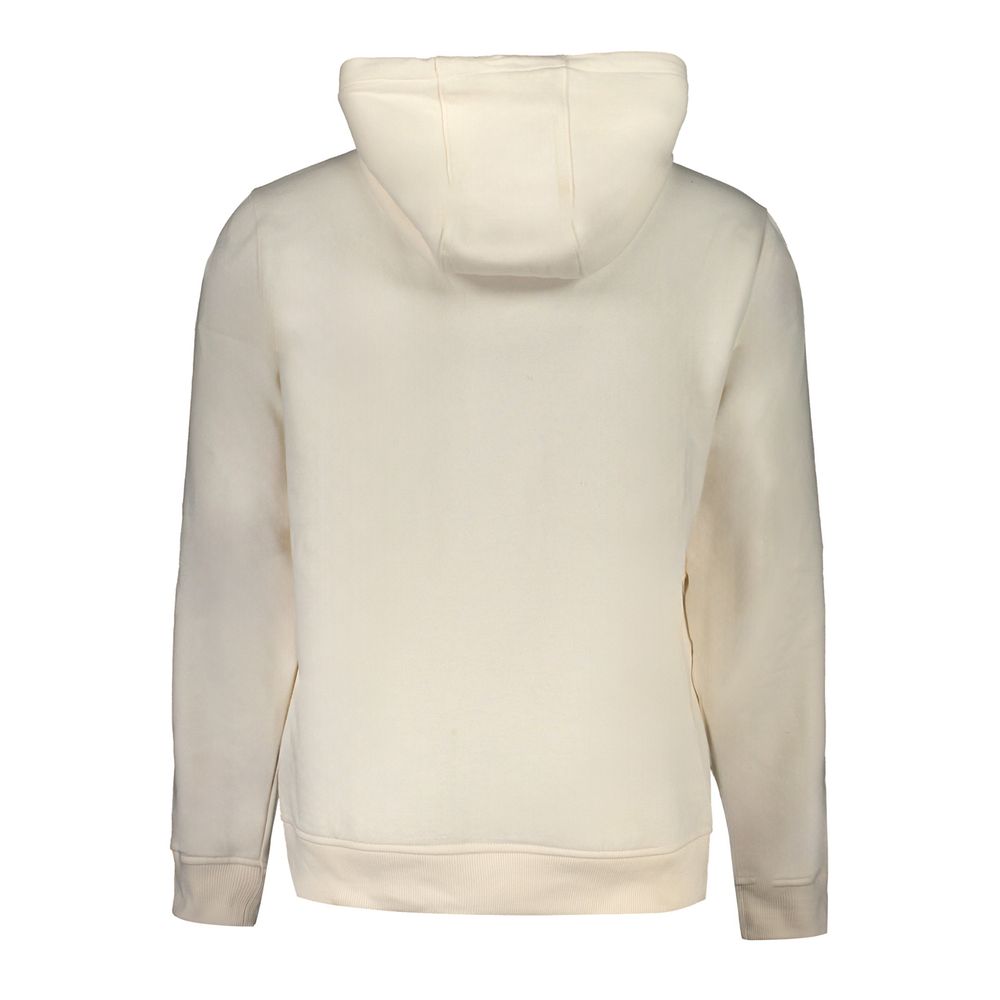 Tommy Hilfiger Bianco cotton men's sweatshirt with crewneck and long sleeves, featuring the iconic Tommy Hilfiger logo.