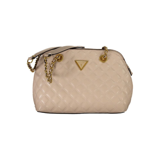Guess Jeans Beige Polyethylene Handbag Guess Jeans
