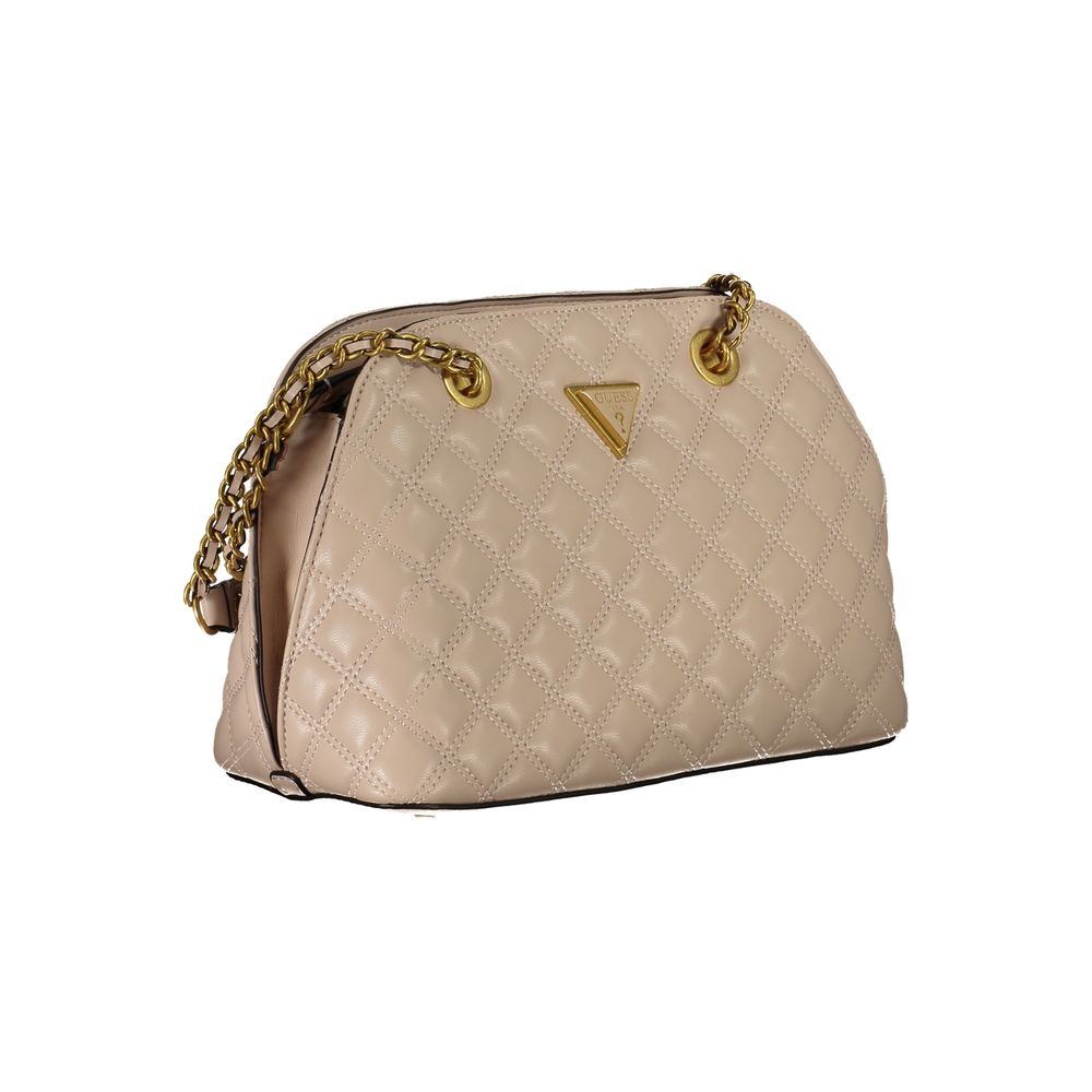 Guess Jeans Beige Polyethylene Handbag Guess Jeans