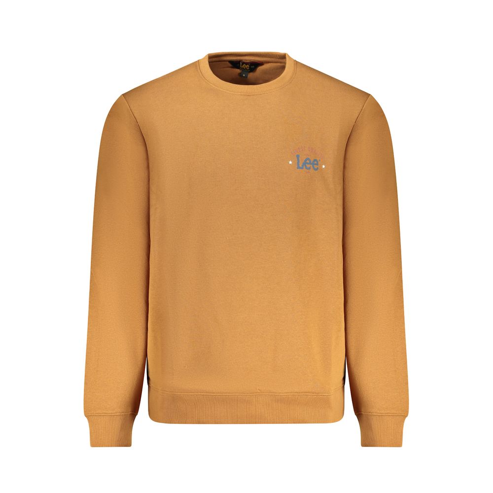 Lee Marrone cotton men's sweatshirt featuring a classic crewneck and soft fabric, perfect for casual wear.
