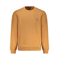 Lee Marrone cotton men's sweatshirt featuring a classic crewneck and soft fabric, perfect for casual wear.