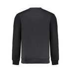 Black cotton men's sweatshirt by Lee featuring a classic crewneck and relaxed fit, shown on a mannequin.